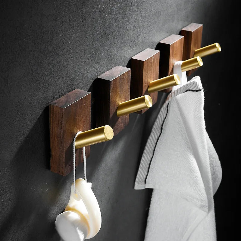 "Golden Walnut" Wall Hooks